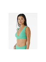 Plavková podprsenka RIP CURL Premium Surf Deep V zelená