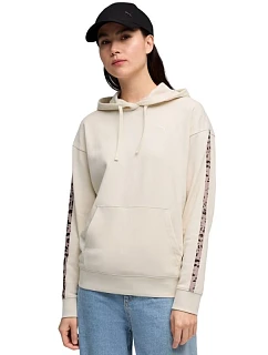 Dámská mikina s kapucí Puma ESS Graphic Animal Comfort Beige 691822 87