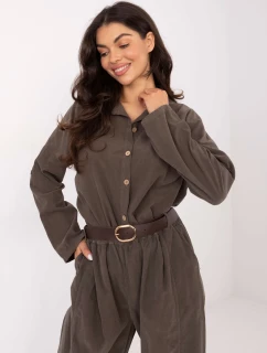 Košile IT KS 22390.81 tmavá khaki