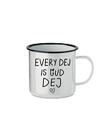 EVERY DEJ IS GUD DEJ - bílý plecháček 350 ml EVERY DEJ IS GUD DEJ - bílý plecháček 350 ml
