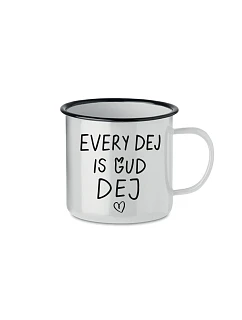 EVERY DEJ IS GUD DEJ - bílý plecháček 350 ml
