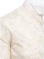 Pánská béžová košile Dstreet model 21966605 - FashionStreet