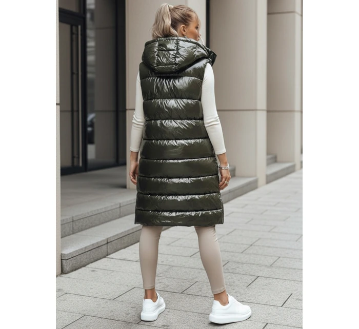 Dámská prošívaná vesta GANTINI zelená FashionStreet TY3747