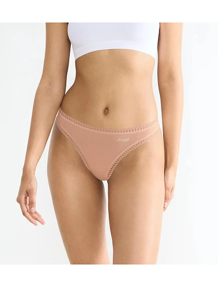 SLOGGI GO CRUSH – 3× String z organické bavlny Sloggi