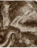 Dlouhá dámská zimní bunda ve velbloudí barvě model 21246579 - MELYA MELODY