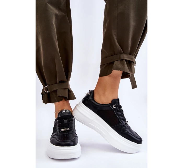 Dámské klasické sportovní boty GOE LL2N4061 Černe Dámské klasické sportovní boty GOE LL2N4061 Černe