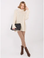 Sweter CH SW model 21782574 jasny beżowy - FPrice Sweter CH SW model 21782574 jasny beżowy - FPrice