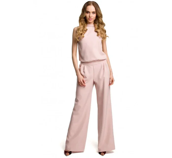 M382 Kombinéza s dělenými zády - pudrová M382 Kombinéza s dělenými zády - pudrová