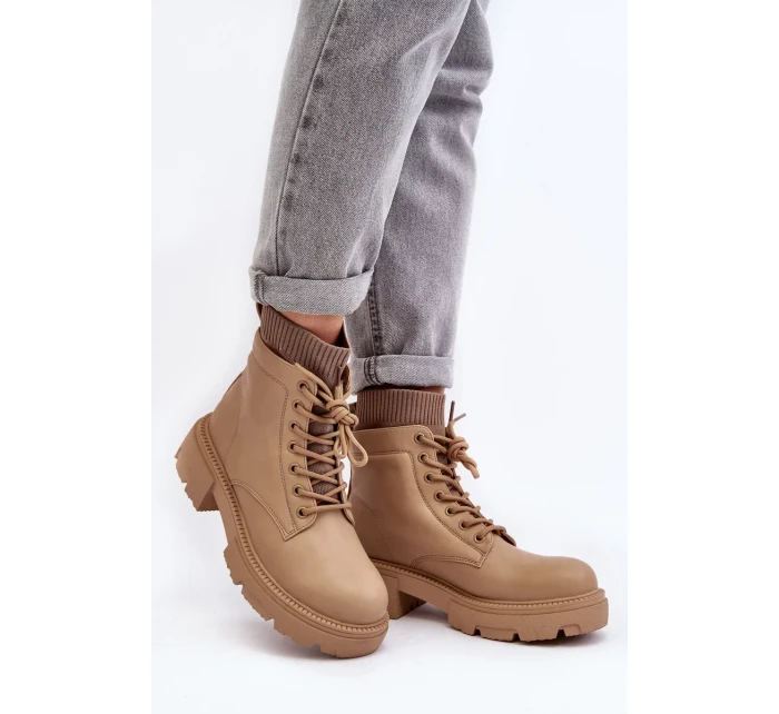 Dámské Kozačky S Ponožkou Béžová Rivella Dámské Kozačky S Ponožkou Béžová Rivella