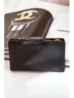 Dámská peněženka z eko kůže černá Isamille