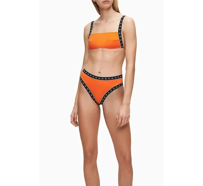 Vrchní díl plavek model 8397617 oranžová - Calvin Klein Vrchní díl plavek model 8397617 oranžová - Calvin Klein