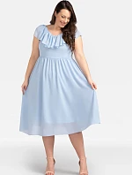 Dámské šaty SB247 světle modré - Karko