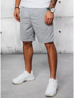 FashionStreet pánské světle šedé teplákové kraťasy SX2197