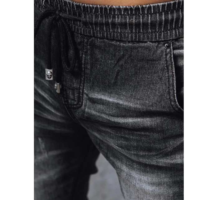 Pánské džínové kalhoty jogger černé Dstreet model 21971209 - FashionStreet