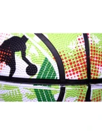 BASKETBAL ENERO SOLID R.7 ZELENÁ A BÍLÁ