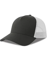 Rapper CottonS 5 panelová Trucker kšiltovka dark model 22450329 - Atlantis Headwear Rapper CottonS 5 panelová Trucker kšiltovka dark model 22450329 - Atlantis Headwear