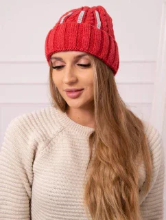 Dámská čepice Selena model 18752219 červená - K-Fashion