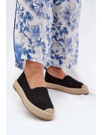 Dámské Espadrilky Na Platformě model 21691926 Černé - VINCEZA