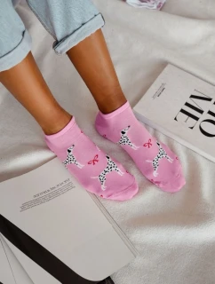 Dámské Ponožky Kotníkové model 21697658 Růžové - Milena