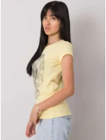 T košile EM TS ES 21 532.18 světle žlutá T košile EM TS ES 21 532.18 světle žlutá