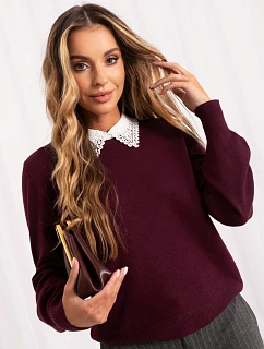 Sweter IR SW A6 9618.29 bordowy