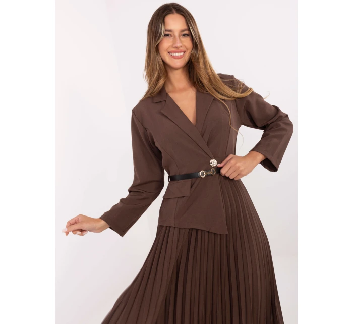 Sukienka IT SK model 21441242 brązowy - FPrice