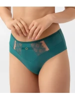 Gorsenia B004 Kasja Brazilské kalhotky Zelená S-2XL