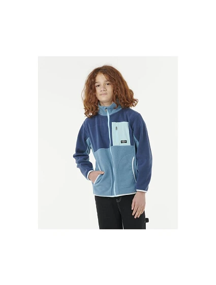 Mikina RIP CURL RAW ENERGY BLOCK FLEECE – BOY, modrá Mikina RIP CURL RAW ENERGY BLOCK FLEECE – BOY, modrá