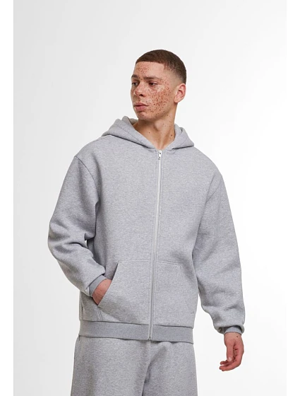 BY 443 Mikina s kapucí z těžké bavlny "Loose Fit" model 22456983 sand - Build your Brand BY 443 Mikina s kapucí z těžké bavlny "Loose Fit" model 22456983 sand - Build your Brand