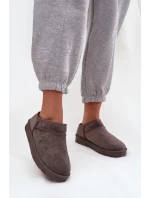 Dámské sněhule s teplou podšívkou tmavě šedé Serenne Dámské sněhule s teplou podšívkou tmavě šedé Serenne