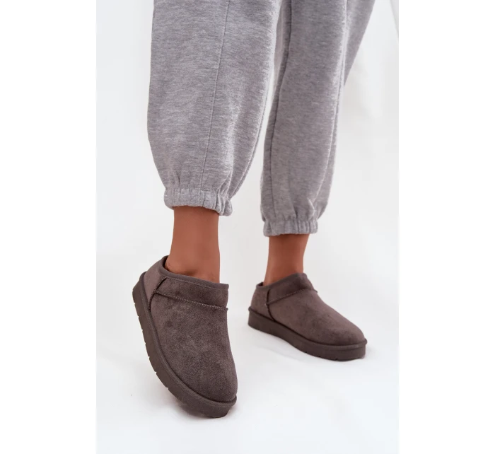 Dámské sněhule s teplou podšívkou tmavě šedé Serenne Dámské sněhule s teplou podšívkou tmavě šedé Serenne