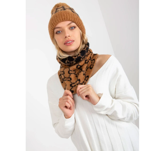 Tunelová šála AT KM CM 333 hnědá Tunelová šála AT KM CM 333 hnědá