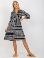 Šaty model 17408254 černobílé - FPrice