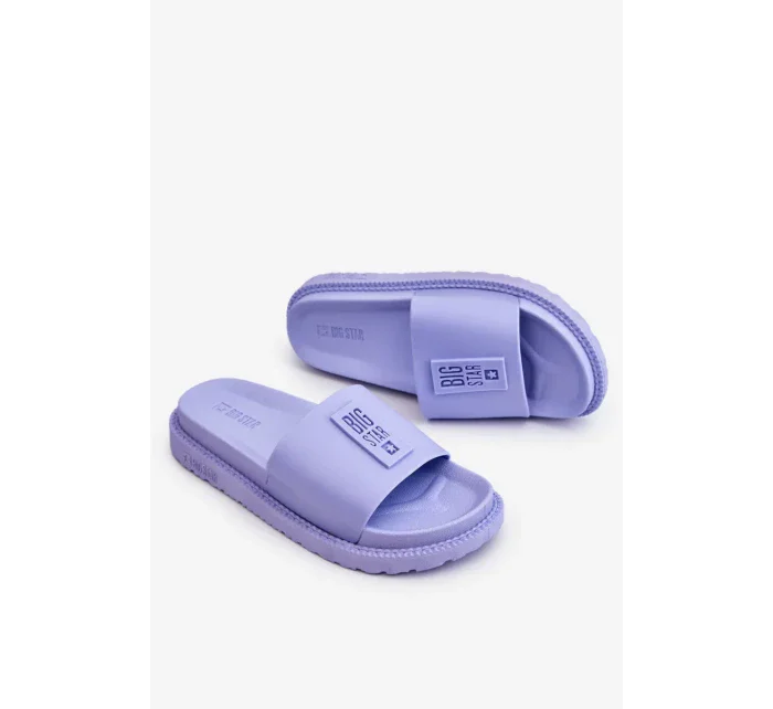 Dámské módní pantofle Big Star - světle fialové Dámské módní pantofle Big Star - světle fialové