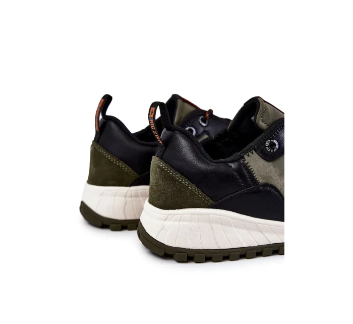 Pánská klasická sportovní obuv Memory Foam Big Star KK174272 Zelená