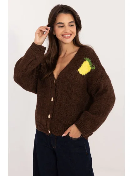 Svetr na zapínání model 200481 Italy Moda Svetr na zapínání model 200481 Italy Moda