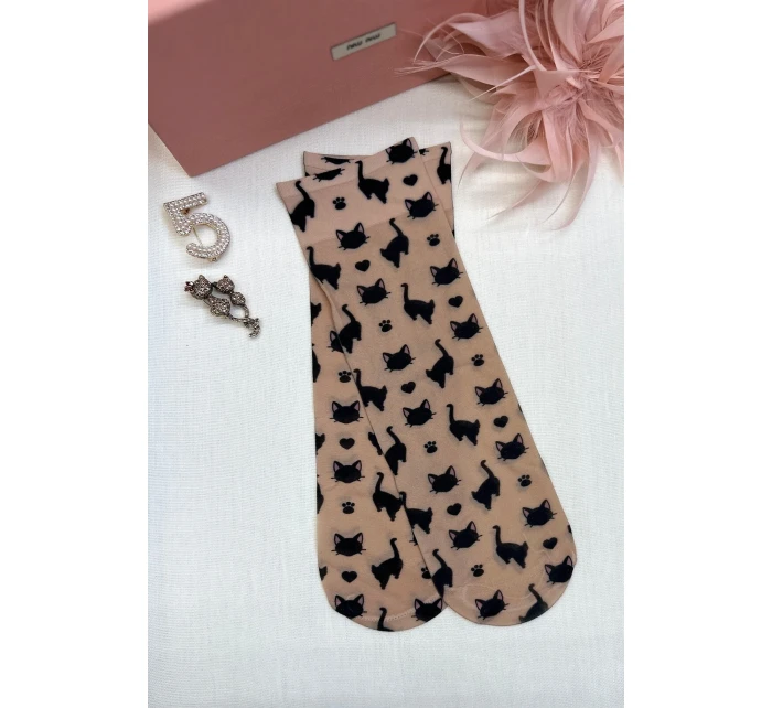 Dámské vzorované ponožky model 7465057 20 den - Magnetis