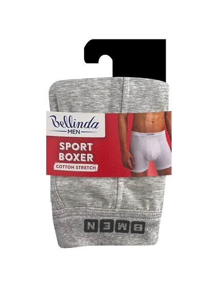 Pánské sportovní boxerky SPORT BOXER - BELLINDA - šedá Pánské sportovní boxerky SPORT BOXER - BELLINDA - šedá