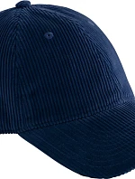 Beechfield B 692 6 panelová kšiltovka "Dad Cordurory" 53.0692 navy