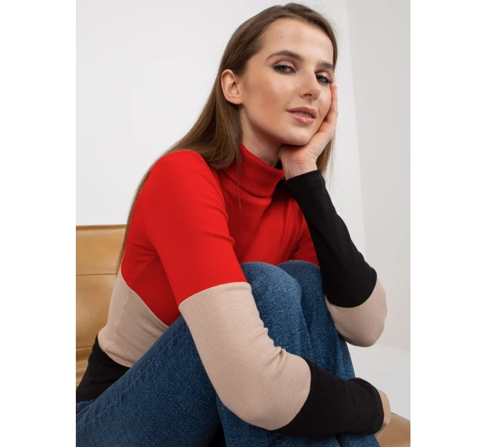 Dámská halenka RV BZ 8465 1.35P červená - FPrice