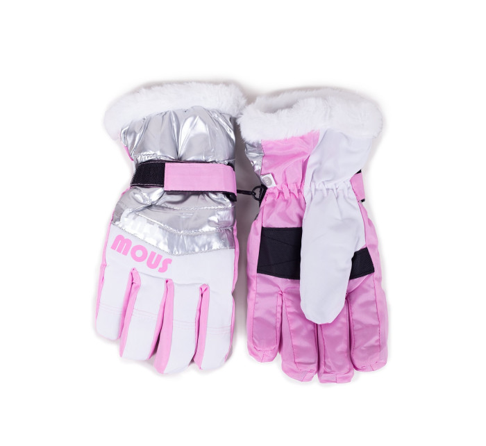 Dámské zimní lyžařské rukavice model 17958022 Multicolour - Yoclub