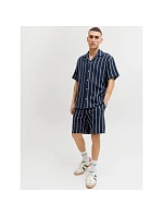 Jack&Jones pánské pruhované šortky JPSTJAIDEN COBA STRIPE JOG SHORTS REG SN SN 12274413 SKY CAPTAIN/STRIPES