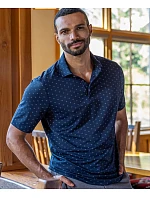 Cutter & Buck Virtue Polo Printed Men Pánské funkční polo "Printed" 68.4432 white Cutter & Buck Virtue Polo Printed Men Pánské funkční polo "Printed" 68.4432 white