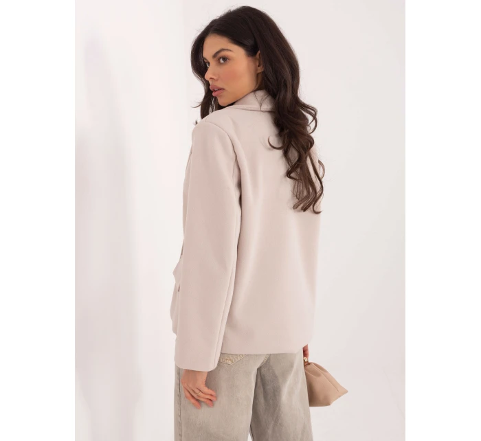 IT KR bunda FL9559.02P světle béžová IT KR bunda FL9559.02P světle béžová