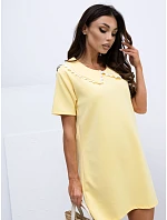 Sukienka MI SK model 22123730 jasny żółty - FPrice