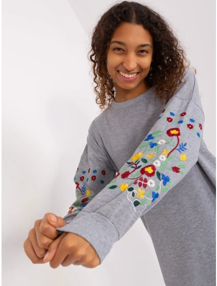 Sukienka RV SK model 19381433 szary - FPrice Sukienka RV SK model 19381433 szary - FPrice