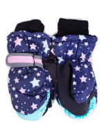Yoclub Dětské zimní lyžařské rukavice REN-0203G-A110 Navy Blue