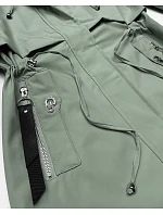 Dámská lehká šedozelená parka Goodlookin s podšívkou (KK60407-3#) Dámská lehká šedozelená parka Goodlookin s podšívkou (KK60407-3#)