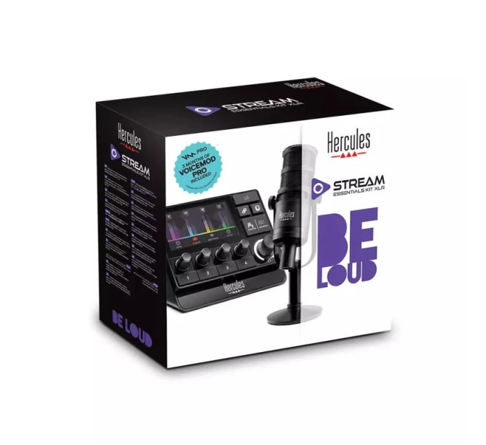 Hercules Stream Essentials Kit XLR streamování maloobchodní Hercules Stream Essentials Kit XLR streamování maloobchodní