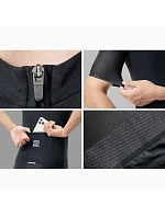 Cyklistický dres model 22114067 krátký rukáv velikost S černý - Rockbros